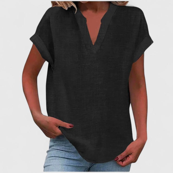 Wien | Bequeme V-Ausschnitt Bluse