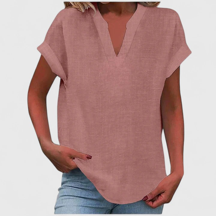 Wien | Bequeme V-Ausschnitt Bluse