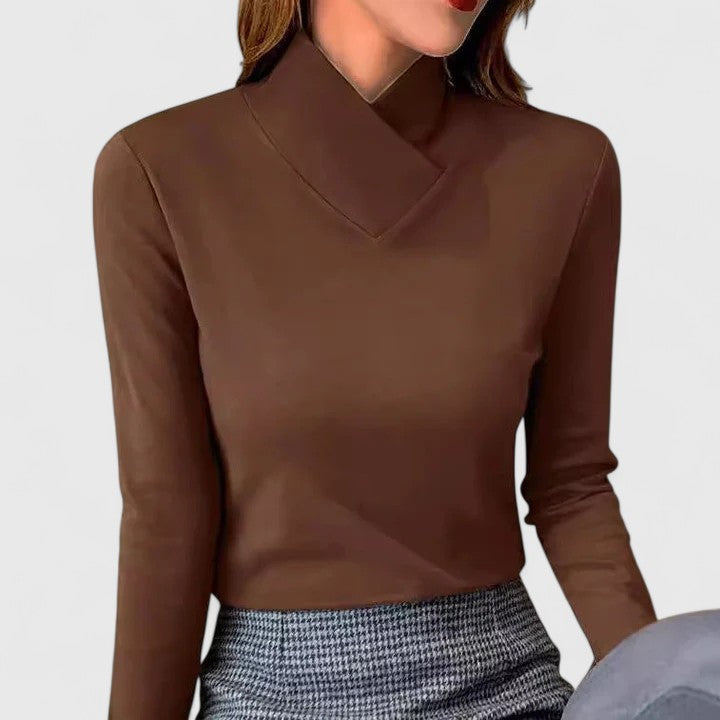 Yvonne | Eleganter Rollkragenpullover