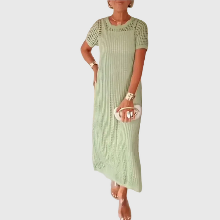 Adeline | Cut-Out Lange Maxi-Kleid + Gratis Innenkleid