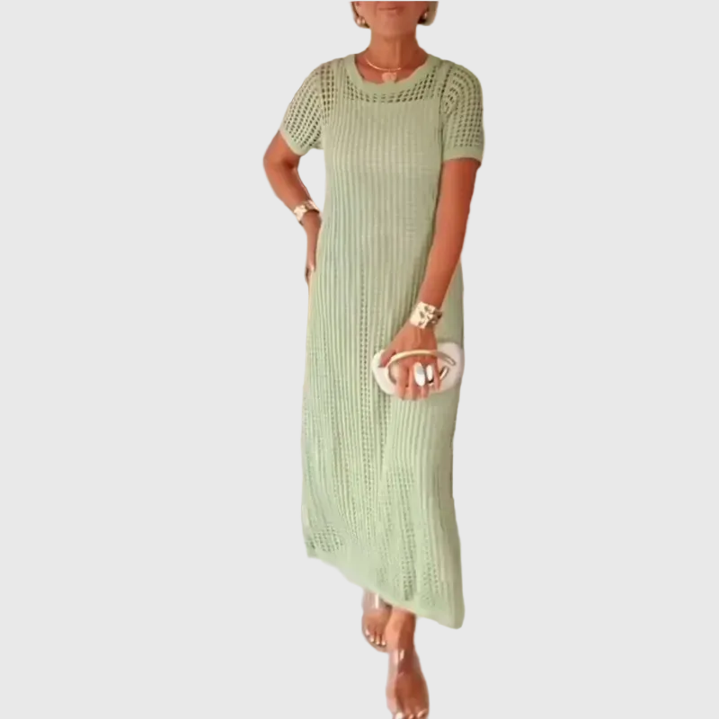 Adeline | Cut-Out Lange Maxikleid + Kostenloses Unterkleid