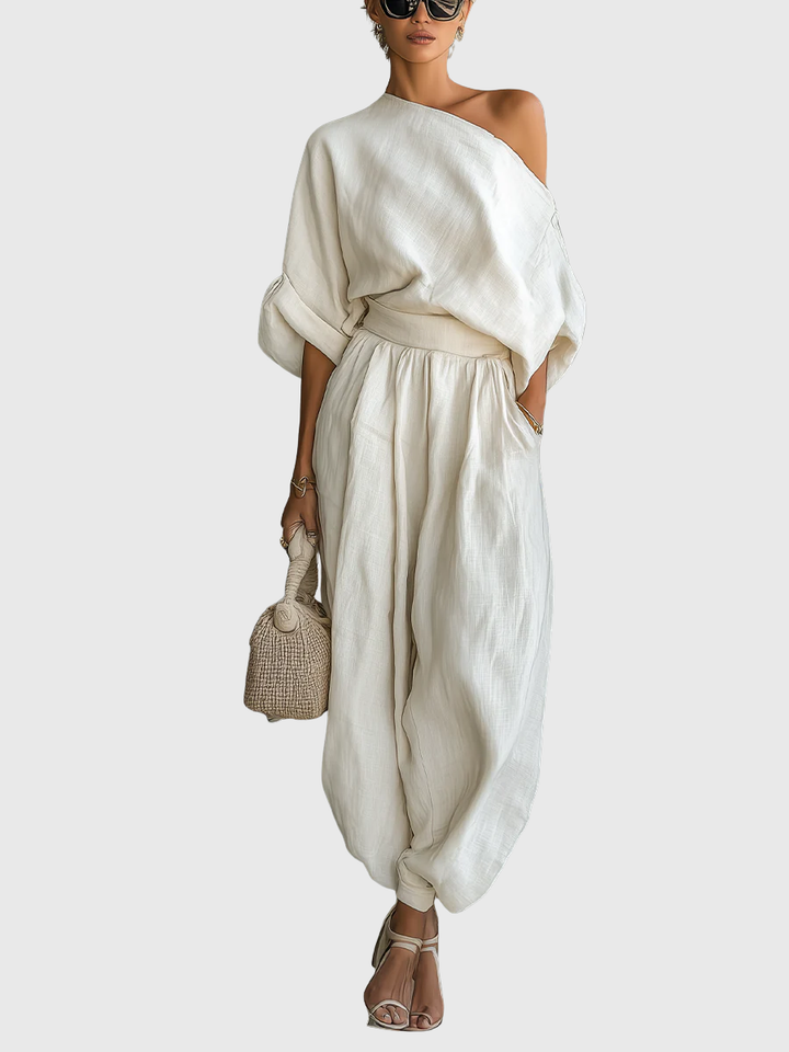Carly | Zweiteiliges Set mit Off-Shoulder-Design