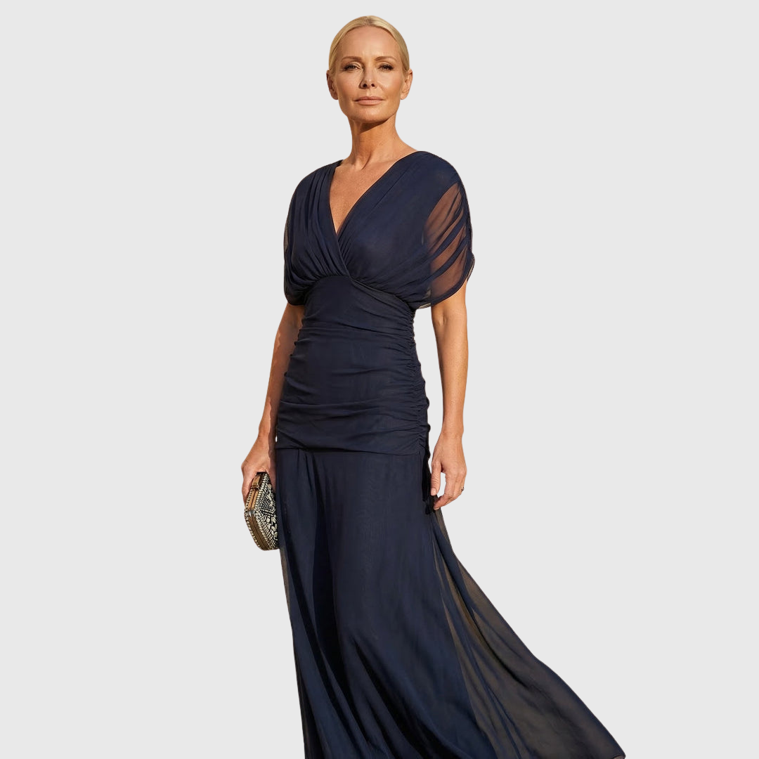 Jordy | Elegantes Blaues Kleid