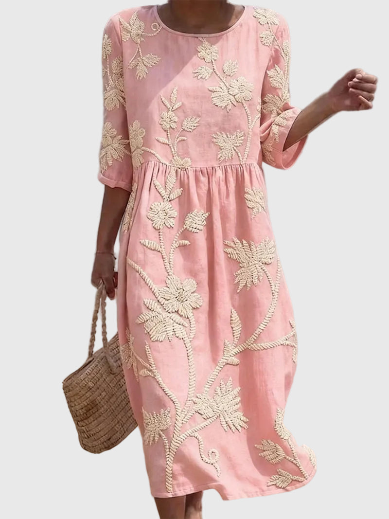 Valentina | Besticktes Vintage-Kleid