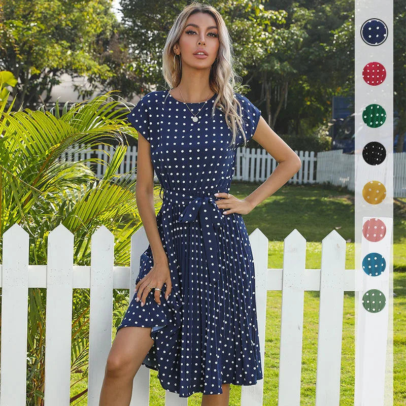 Beth | Polka Bloom Kleid