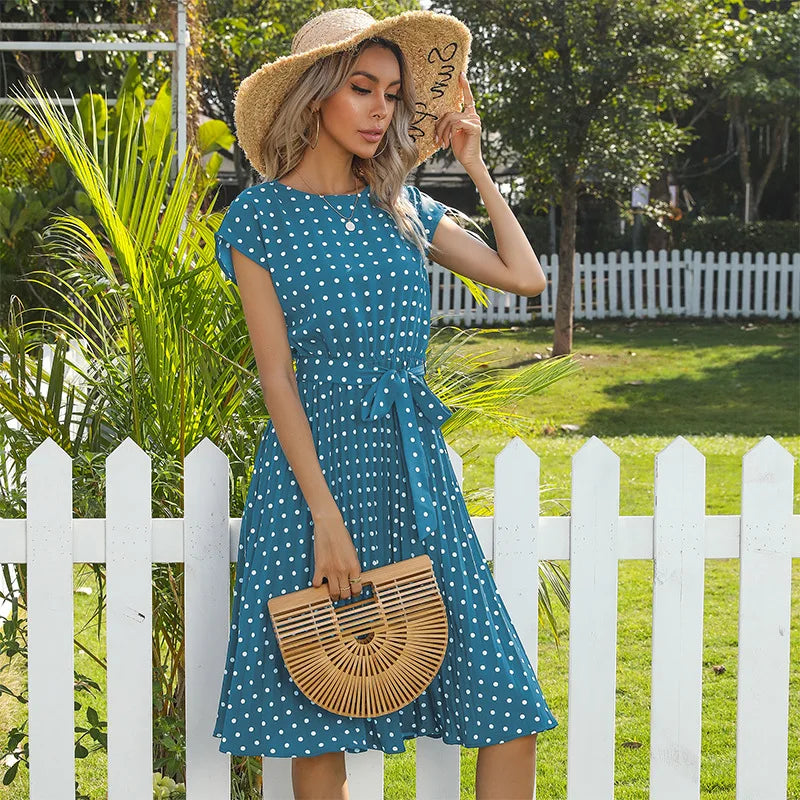 Beth | Polka Bloom Kleid