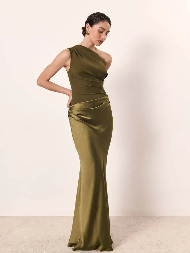 Ashley | Maxikleid mit einem Hauch von Satin