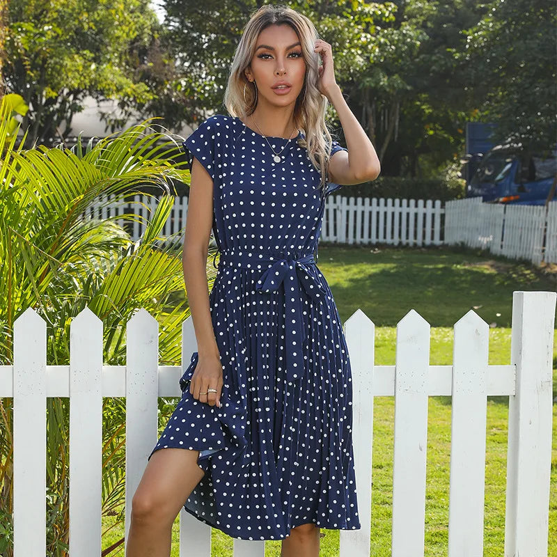Beth | Polka Bloom Kleid