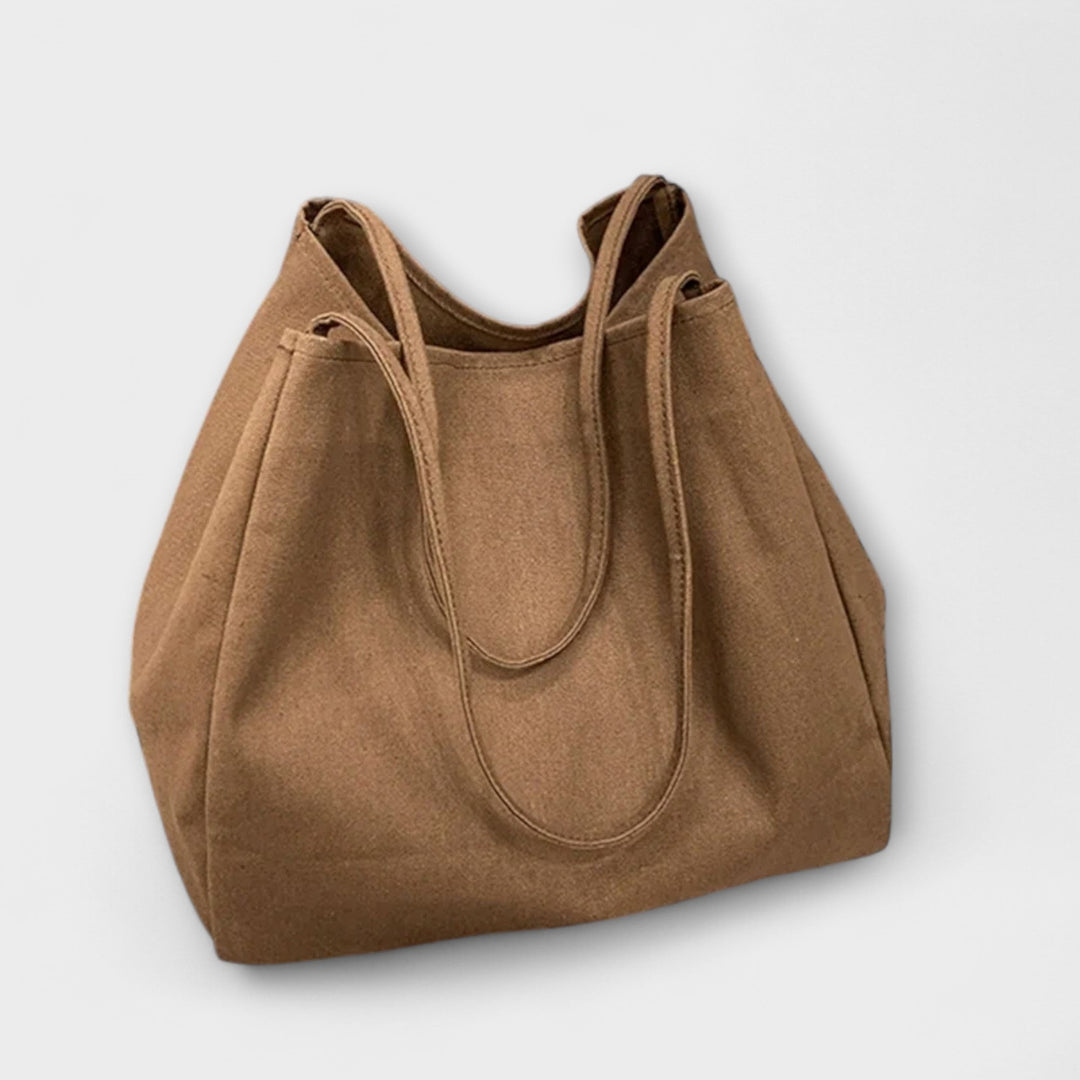 Eleanor | Hochwertige große Canvas-Shopper-Tasche