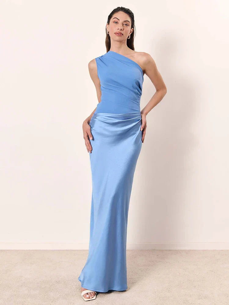 Ashley | Maxikleid mit einem Hauch von Satin