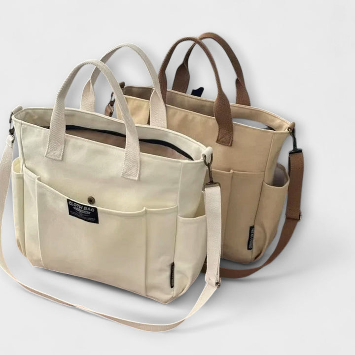 Eleanor | Minimalistische Canvas-Shopper-Tasche