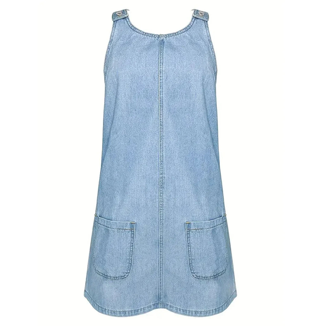 Loren | Entspanntes Denim-Look Kleid