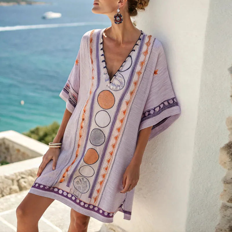 Esmee | Elegantes & Bequemes Strandkleid für Mühelosen Strandstil