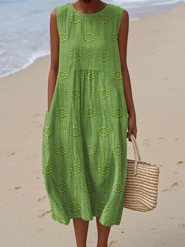 Serena | Entspanntes ärmelloses Kleid