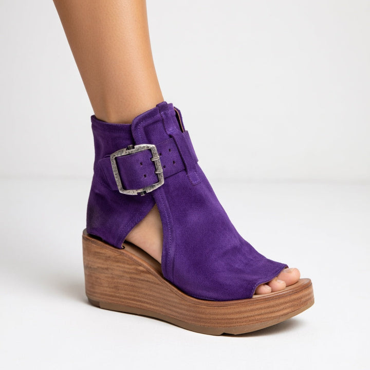 Mabel | Offene Wedge Stiefeletten