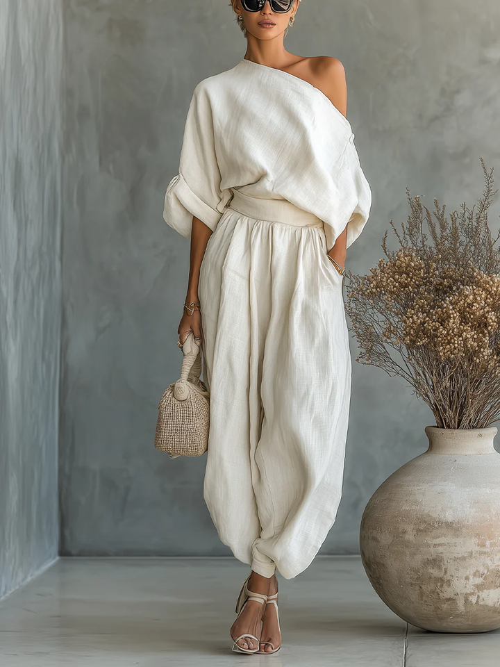 Carly | Zweiteiliges Set mit Off-Shoulder-Design