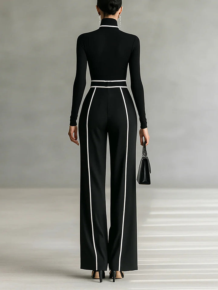Vera | Elegantes Ensemble mit kontrastierenden Details