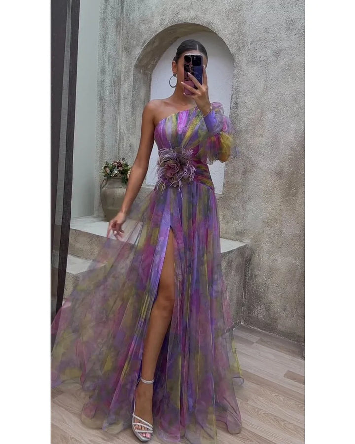 Helen | Elegantes Farbiges Kleid