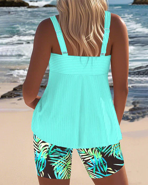 Daphne | Helle Ripp-Tankini-Shorts
