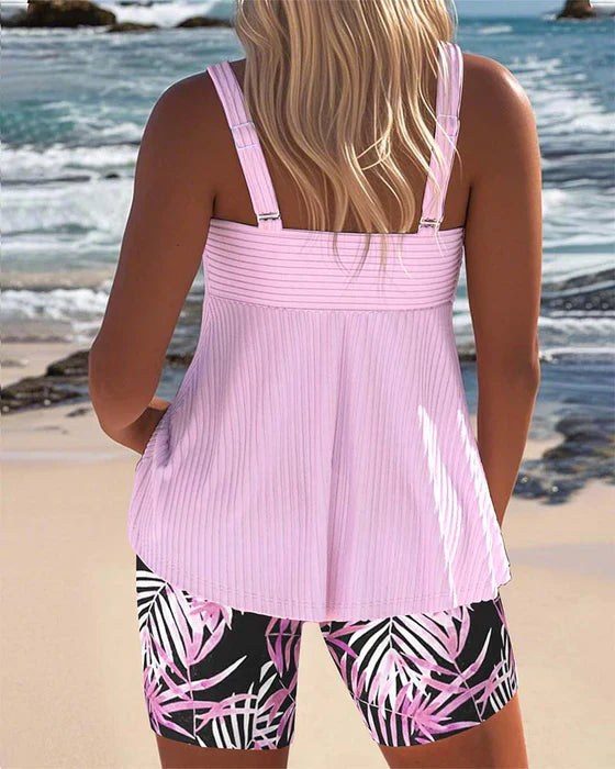 Daphne | Helle Ripp-Tankini-Shorts