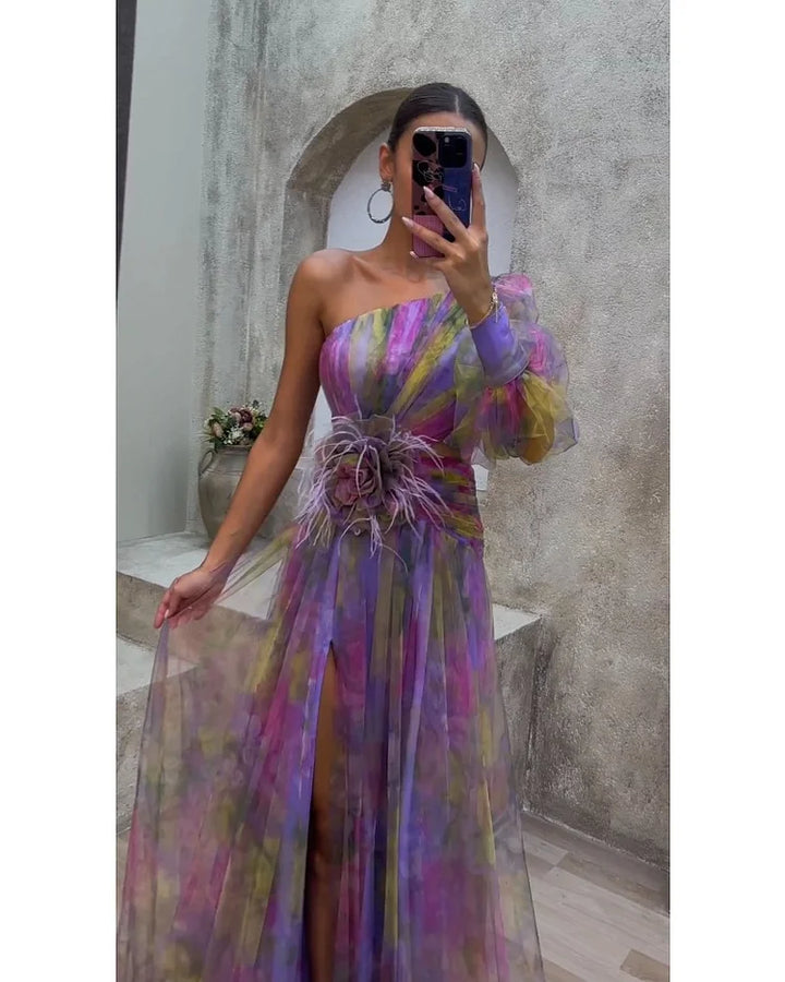Helen | Elegantes Farbiges Kleid