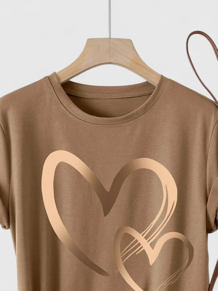 Maribelle | Bequemes T-Shirt mit kurzen Ärmeln