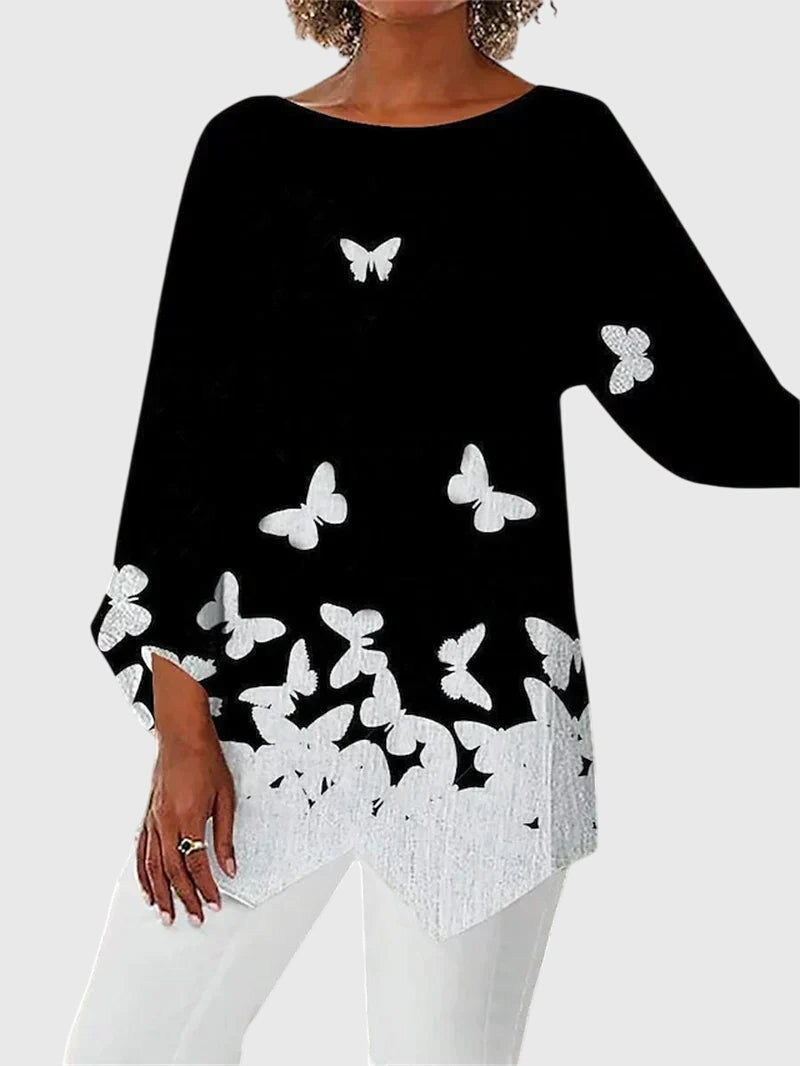 Elizabeth | Elegantes Rundhals-Top