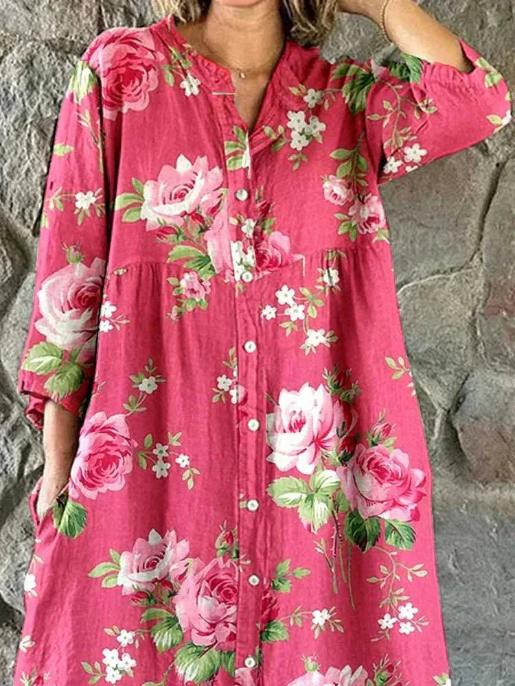 Maddie | Kunst Blumen Kleid