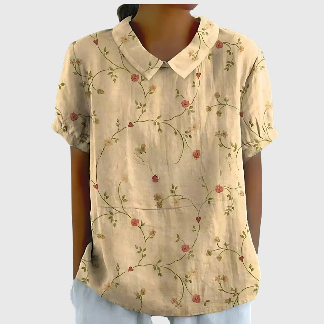 Karen | Blumige Bluse