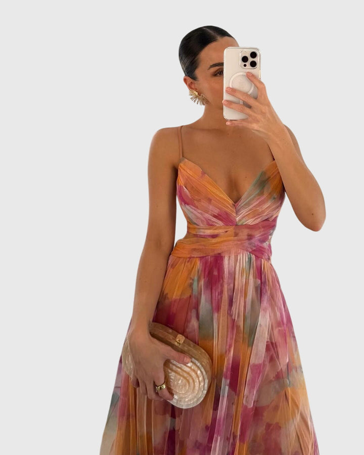 Gretchen | Florales Maxikleid