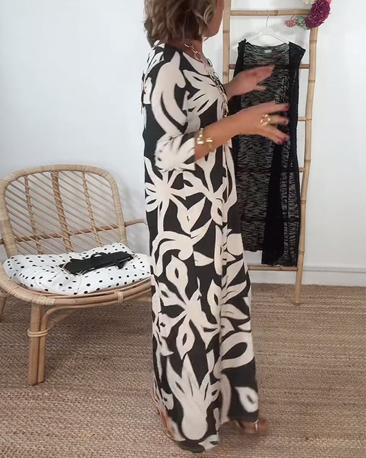 Ysabel | Abstraktes Muse-Kleid