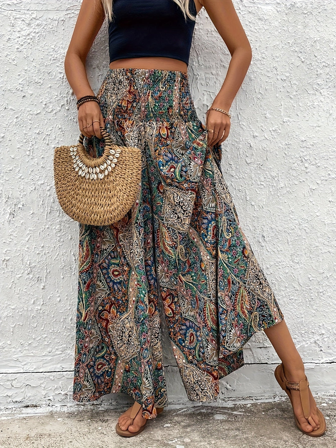 Dakota | Bohemian Weite Bein-Hosen