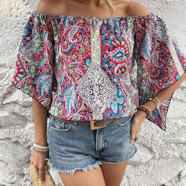 Quinn | Off-Shoulder Boho-Bluse