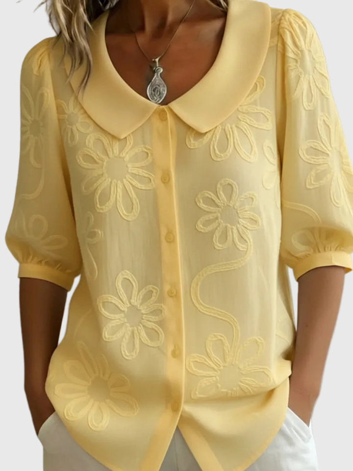 Vinica | Elegante florale, leichte Bluse