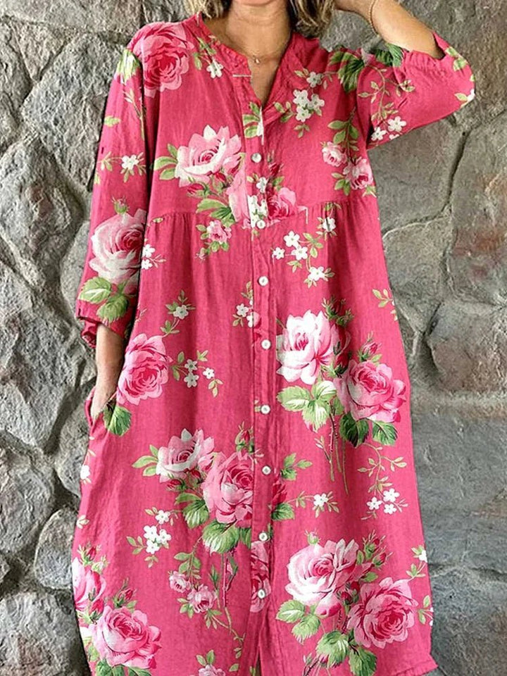 Maddie | Kunst Blumen Kleid