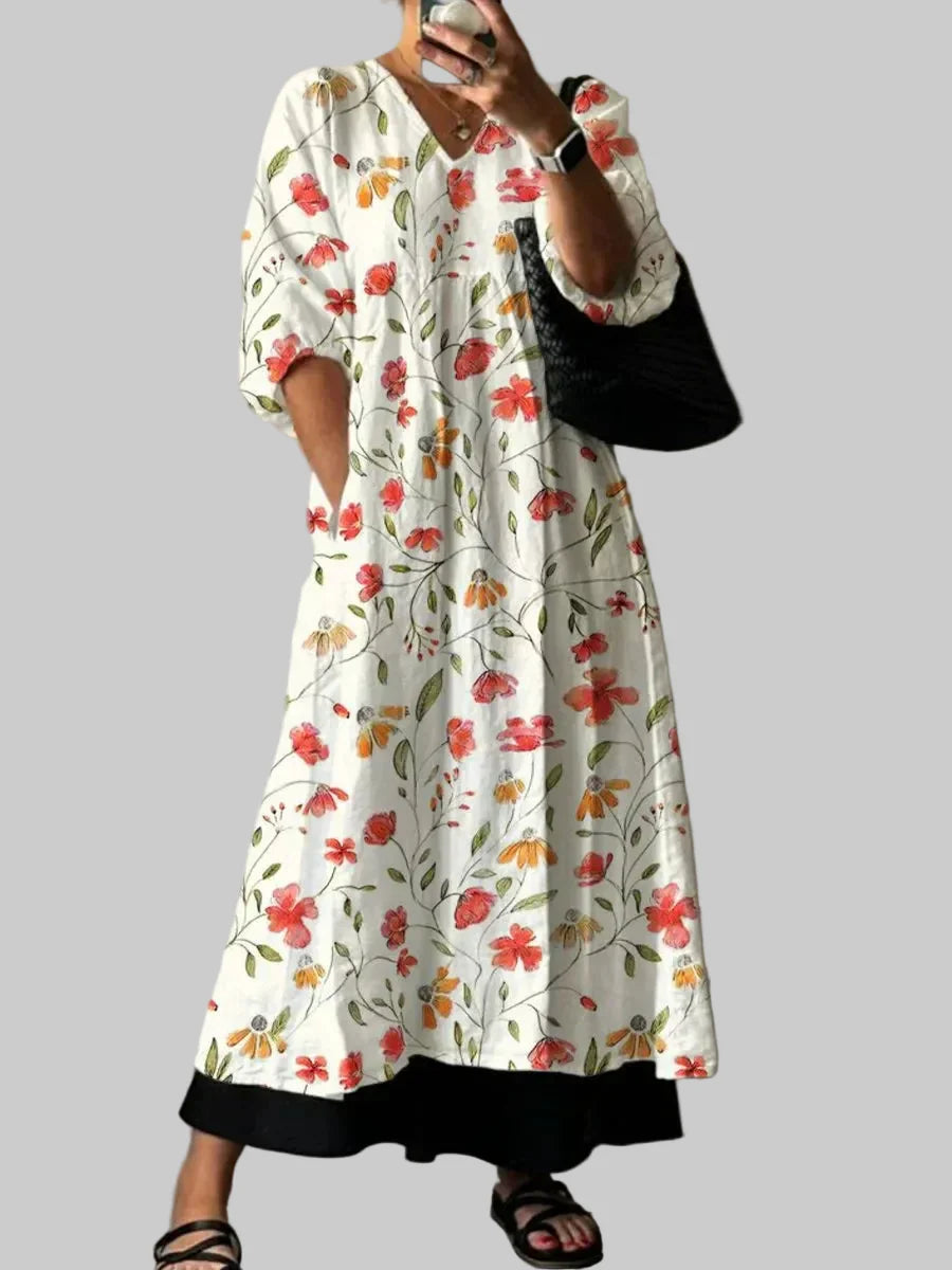 Ana | Elegantes Bedrucktes Kleid
