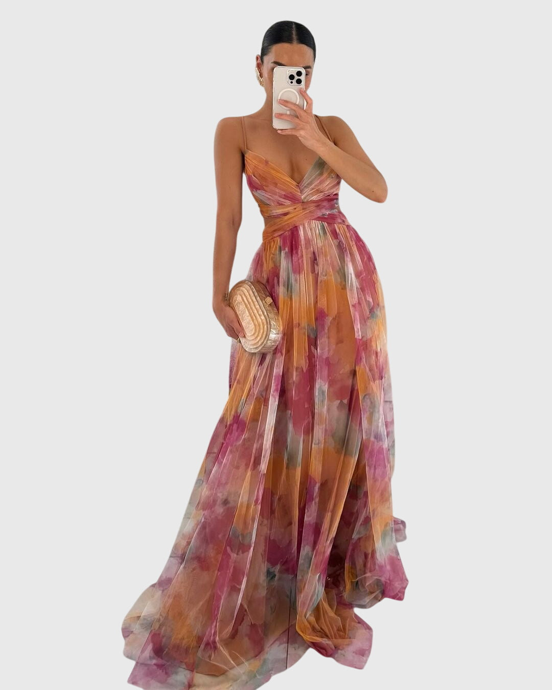 Gretchen | Florales Maxikleid
