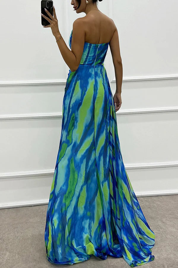 Sandra | Lebhaftes Drapiertes Kleid