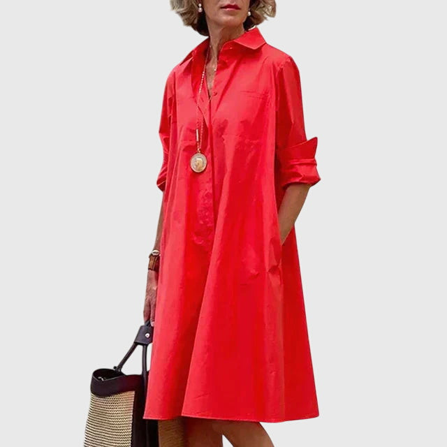 Corrine | Elegantes Kleid mit Taschen
