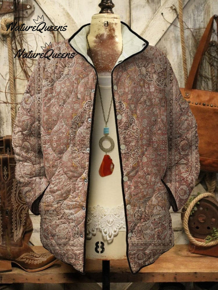 Rachel | Damen Vintage Kunstdruck Lässiges Langarm T-Shirt aus bequemer Baumwolle