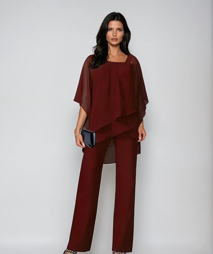 Anne | Elegantes Zweiteiliges Set mit fließender Silhouette