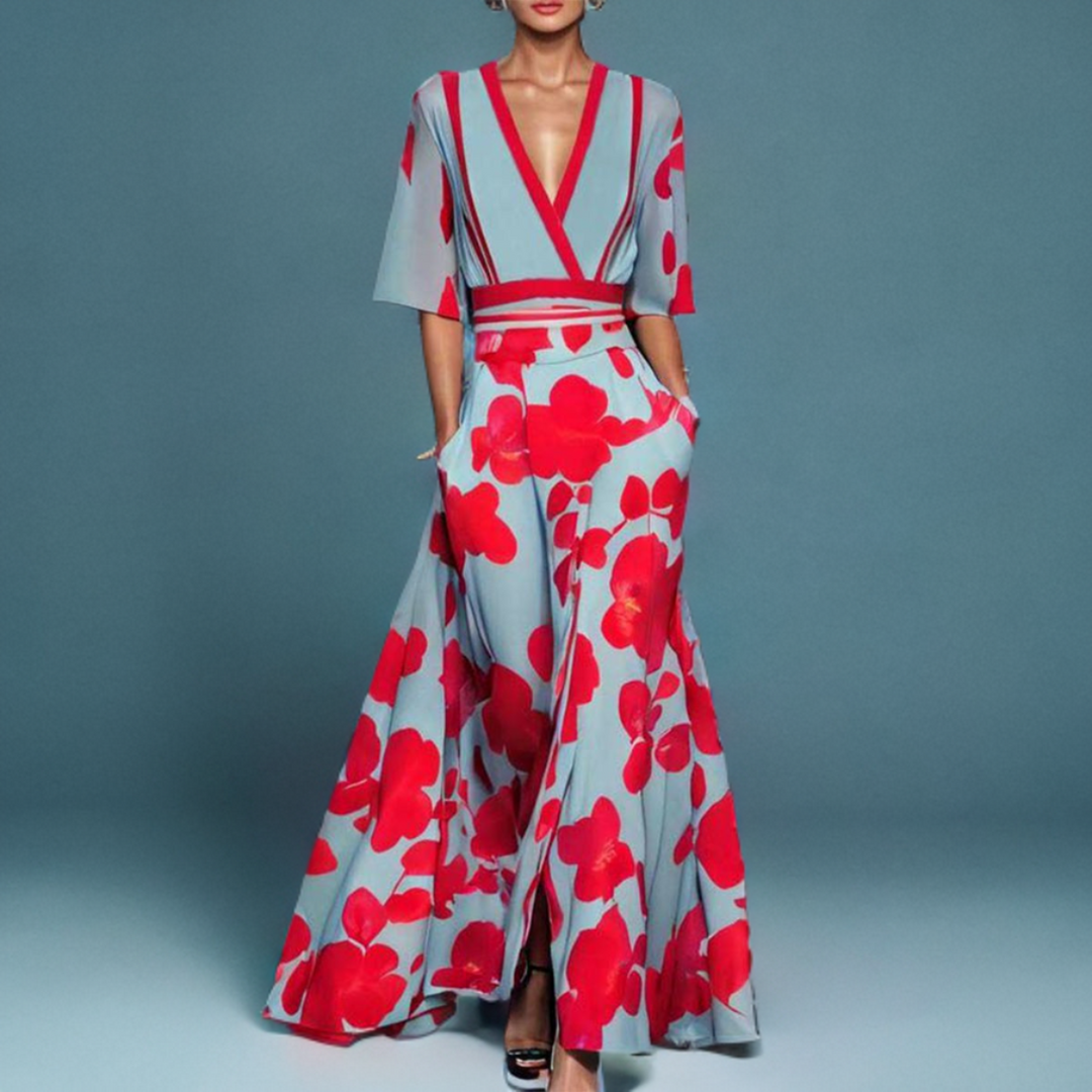 Barbara | Elegantes Blumenkleid