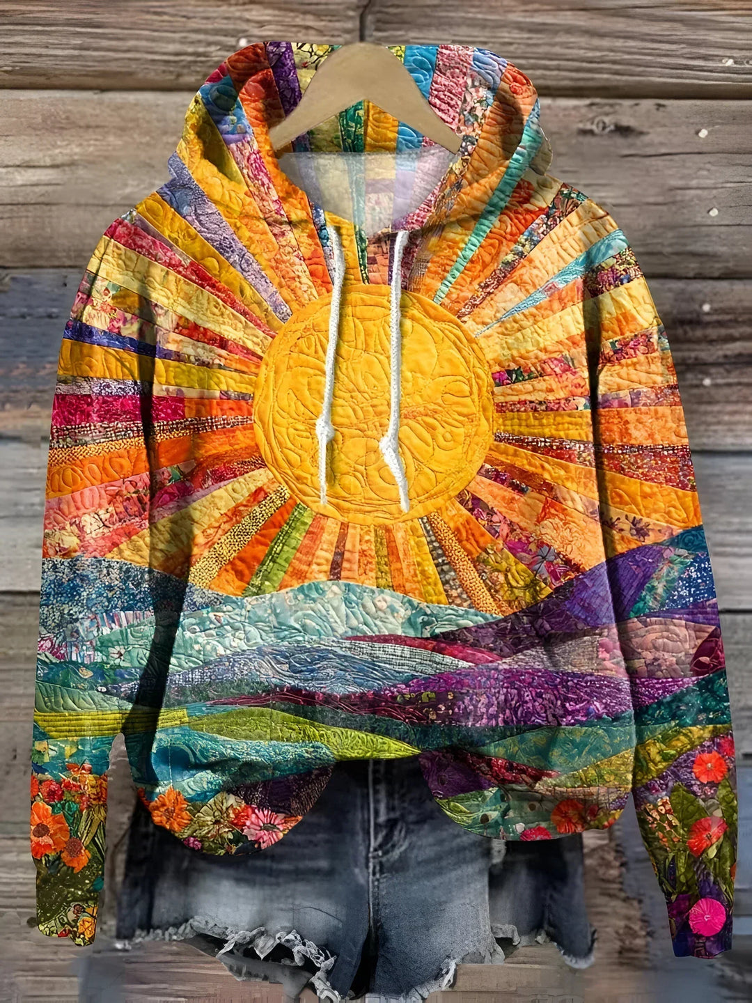 Goldie | Farbenfroher Sonnenaufgang Hoodie