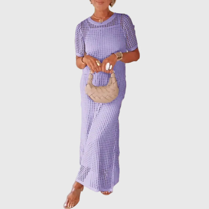 Adeline | Cut-Out Lange Maxikleid + Kostenloses Unterkleid