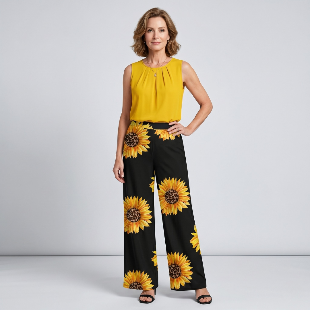 Cassidy | Sonnenblume Zweiteiliges Set